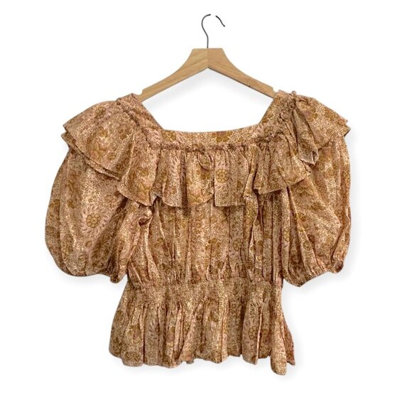 Ulla Johnson Warner Blouse In Meadow Size‎ 4, New with tag - Picture 3 of 13